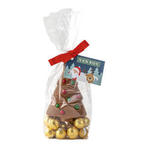 Hollow Milk Trees & Gold Milk Chocolate Balls Assortment 120g